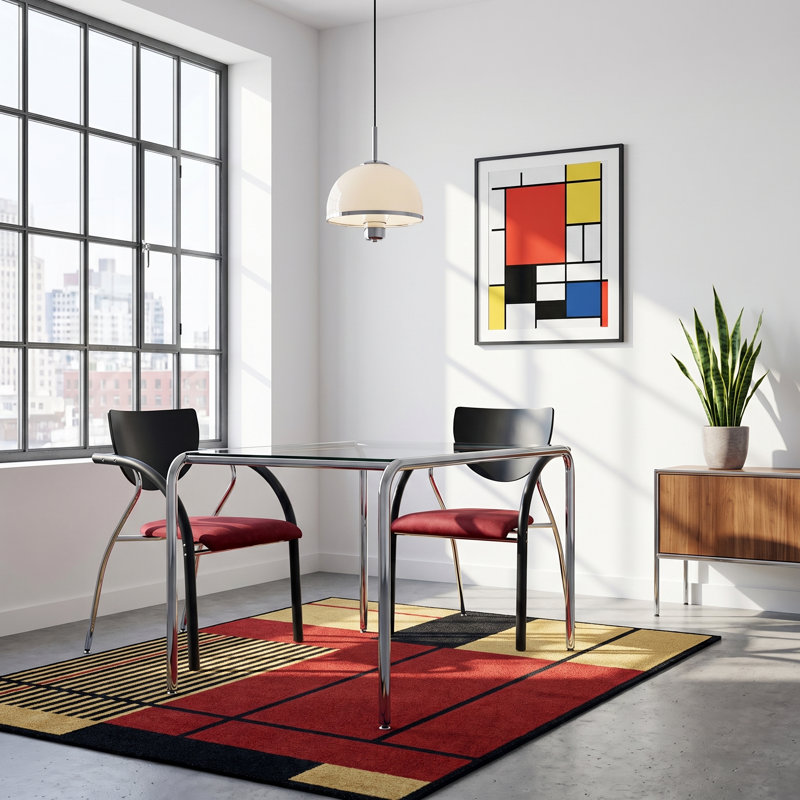 Chaise rembourrée élégante avec accoudoirs en bois et structure en métal Weimer