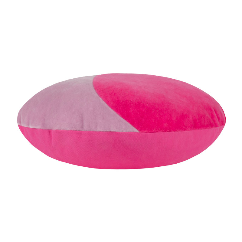 Circular Throw Cushion, Lilac/Pink