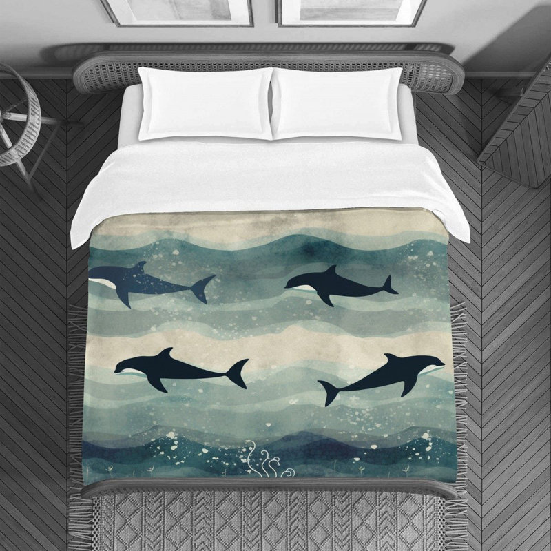 Housse de couette Killer Whale Aydun, Housse de couette pour très grand lit