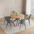 45.3"l Modern Kitchen Dining Table With 32.4"h Dining Chair-2048431662