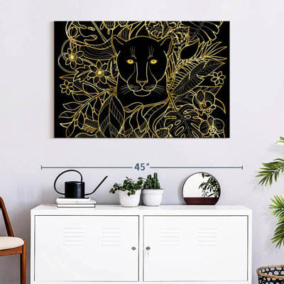 Brampt Floral Black Panther