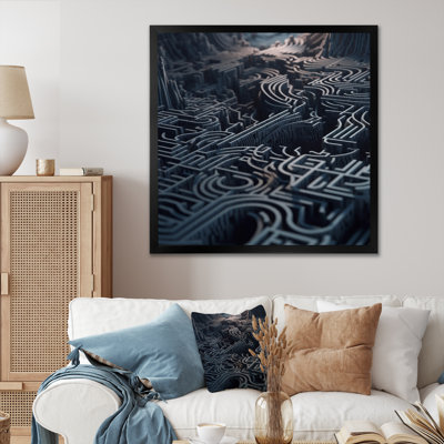 " Blue Labyrinth Of The Mind "