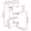  Bathroom Cabinet 37 X 31.5 X 82 Cm Engineered Wood-117040568