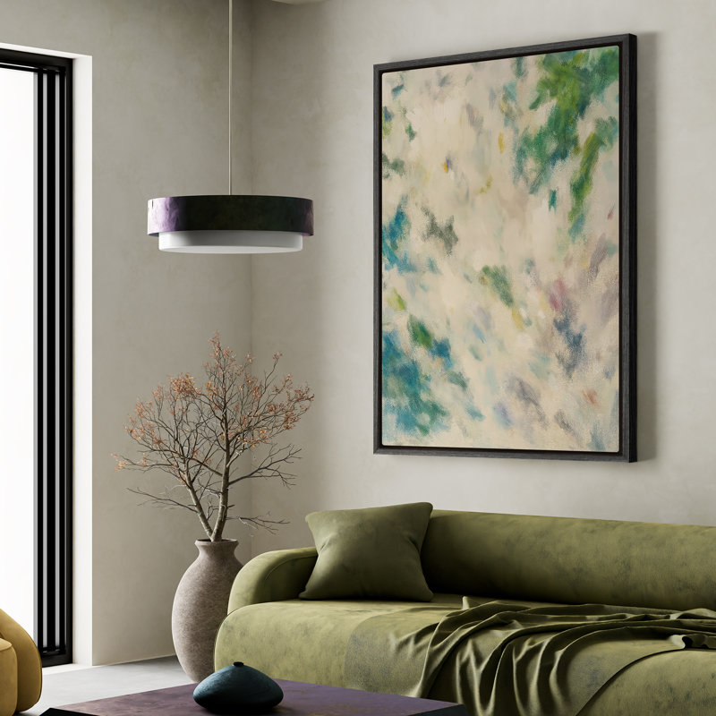 Art mural encadré sur toile, impressions murales abstraites rétro 24 "x 36", H 36 po x l 24 po, Noir