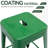Kohki 24" Counter Stool Metal Bar Stools Counter Height Barstools Backless Indoor/Outdoor Bar Stools Kitchen Counter Stools Chairs(Set of 2)-1521817816-1521817809