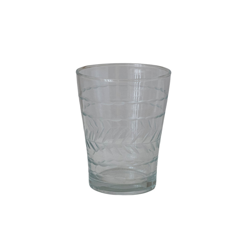 Creative Co-Op Glass Travel Tumbler