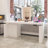 70.9" Wide Electric Lift Vanity Table With Push Buttons And Drawer