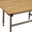 Banc de douche 18 po x 40 po rectangulaire en teck brun