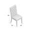Chaise Parsons rembourrée et capitonnée Arthav