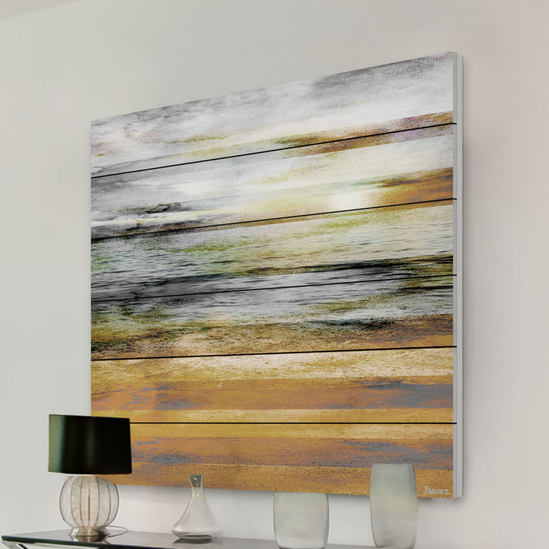 Sarteneja par Parvez Taj - impression sur bois, H 24 po x l 24 po x P 1,5 po