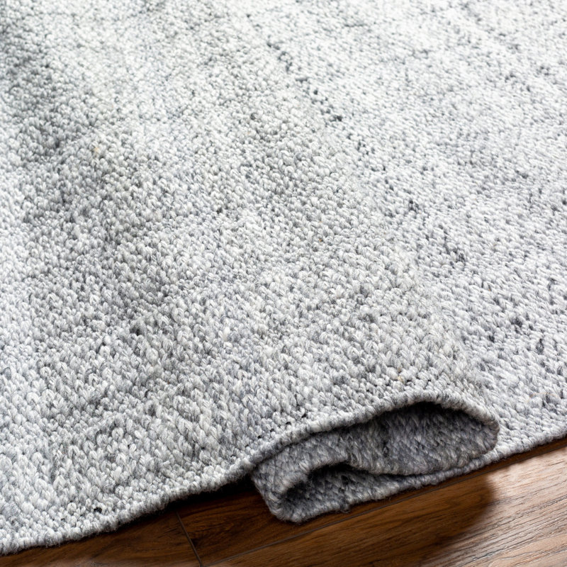 Striped Area Rug, Rectangle 8' x 10', Gray