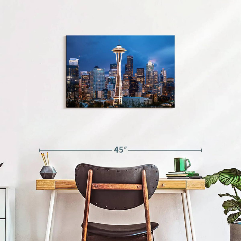 Kavia Space Needle, Seattle, H 20 po x l 30 po