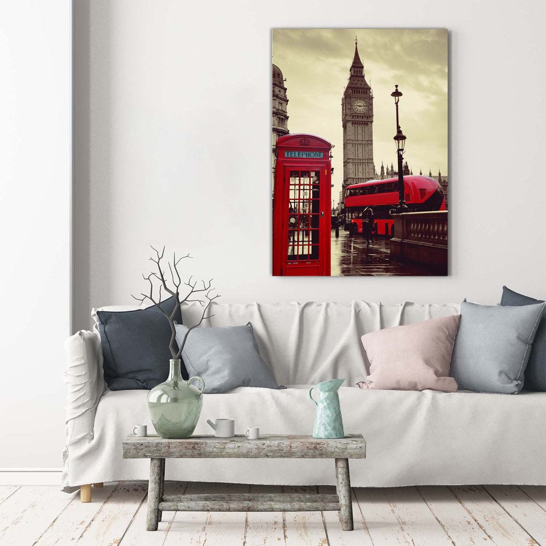 Big Ben London - Kunstdrucke auf Segeltuch