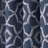 Ralon Polyester / Linen Light-Filtering Geometric Print Curtain Panel with Grommet Top-406228296-406228343