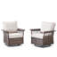 Chaise berçante pivotante avec coussins Blathnaid-1316884132