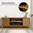 Iasiah 72" W Solid and Manufactured Wood TV Stand for TVs up to 78" -515286743