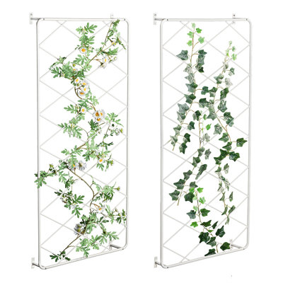 61.2Cm H x 127Cm W Metal Lattice Panel Trellis