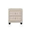 Ensemble de meuble-lavabo complet capitonné en cristal 5 pièces SOPHIA