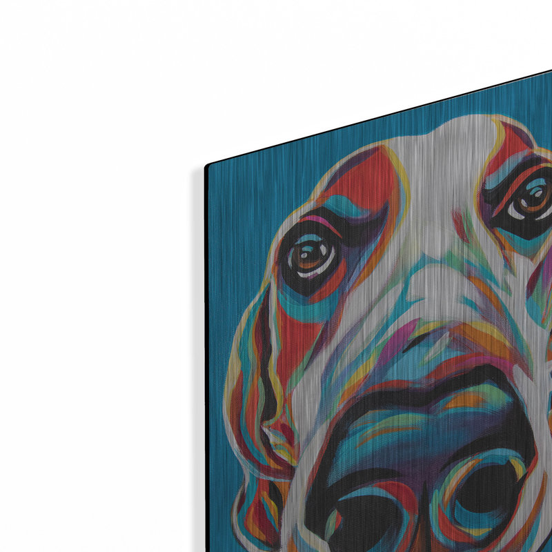 «Nosy Dog» par Carolee Vitaletti, H 16 po x l 12 po