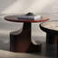 Ensemble de tables basses haut de gamme rondes Gradation Home