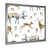 Impression argent sur toile encadrée