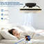 16" Crystal Ceiling Fan with Dimmable LED Light-129700345