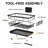 Removable Draining Board Kitchen Dish Rack,Metal Dish Drying Rack,Plate Rack,Extra Large Capacity Dish Drainer