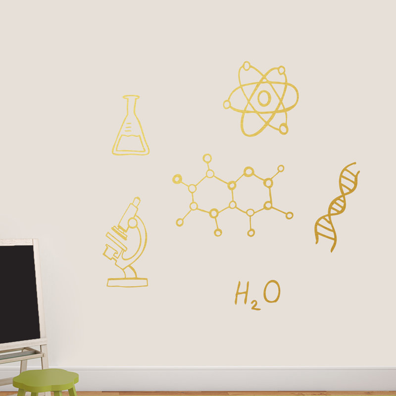 Adhésif décoratif chimie, Or