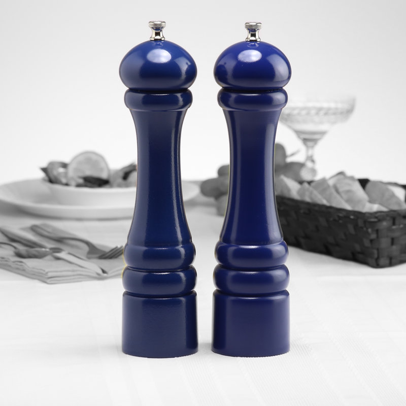 Chef Specialties Imperial Salt and Pepper Grinder Set, Cobalt