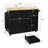 Sagrario Solid Wood Top Kitchen Island-838608097