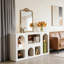 Console chic en bois avec rangement spacieux, canapé moderne pour un décor et une organisation élégants
