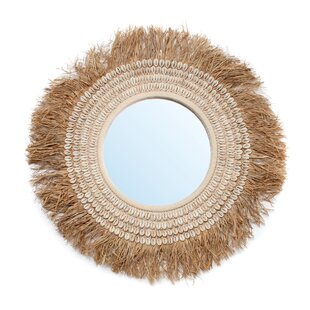 Metal Frame Oval Mirror - 40W x 30H