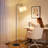 68" Arched Floor Lamp With Dimmable Bulb And Remote Control-691025910