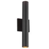 Lorna Glass 2 - Light LED Flush Mounted Sconce