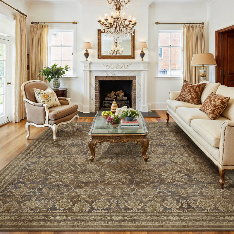 Elyria Performance Oriental Area Rug, Rectangle 9' x 12'