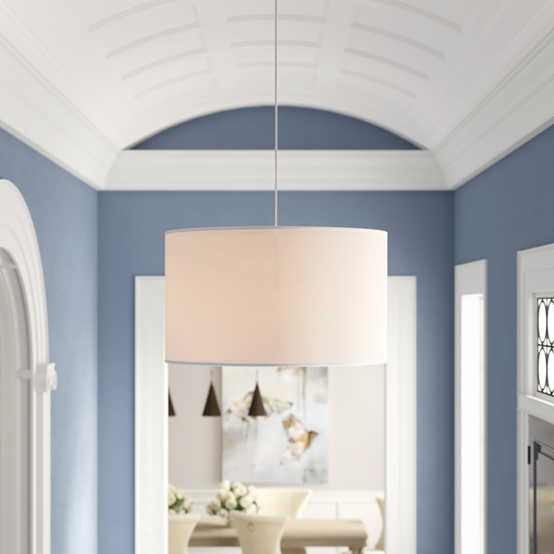 Elena 1 - Light Pendant, Pearl Dupoini, 14.5" H x 25" W x 25" D