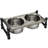 Pet Dog Elevated Feeder Bowls Stand