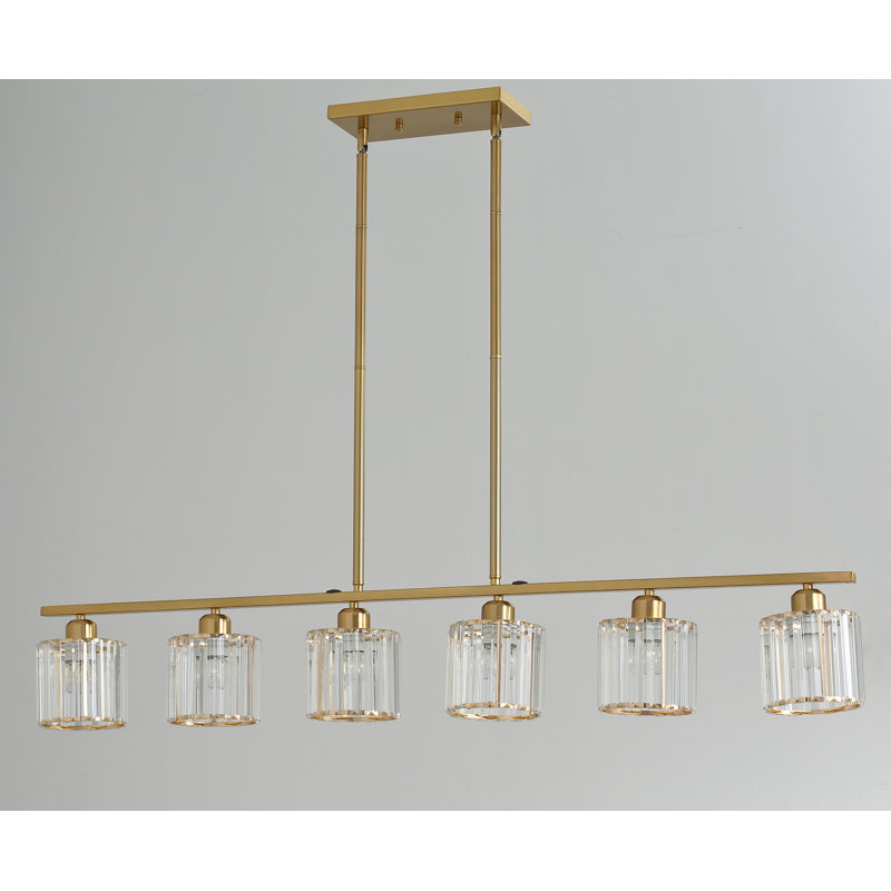 Éclairage pour îlot de cuisine 6 lumières