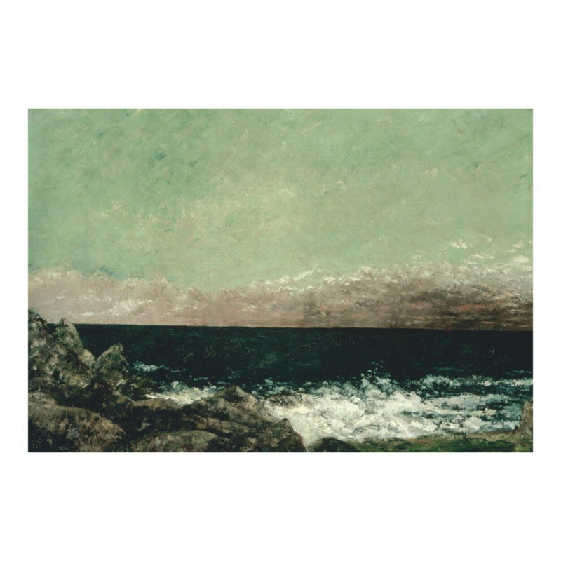 Reproduction giclée par Gustave Courbet, H 16 po x l 20 po