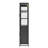 76.75-Inch Tall Display Cabinet With Double Glass Doors And LED Lights For Collectibles
