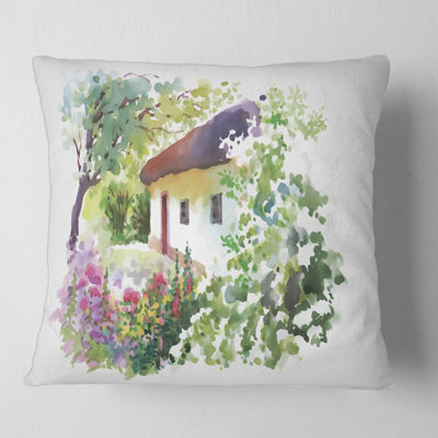 Housse de coussin et insert carré