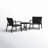 Byren Metal Round Patio Bistro Set