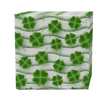Frankie-Boy Cotton Twill Floral Square Napkin