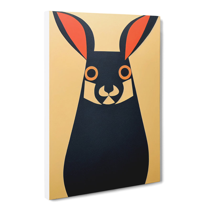 Hartstown Rabbit Minimalism Vol.3 - Wrapped Canvas, 50cm H x 35cm W x 3cm D