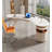Light Luxury Creative Curved Sintered Stone Desk-623125551