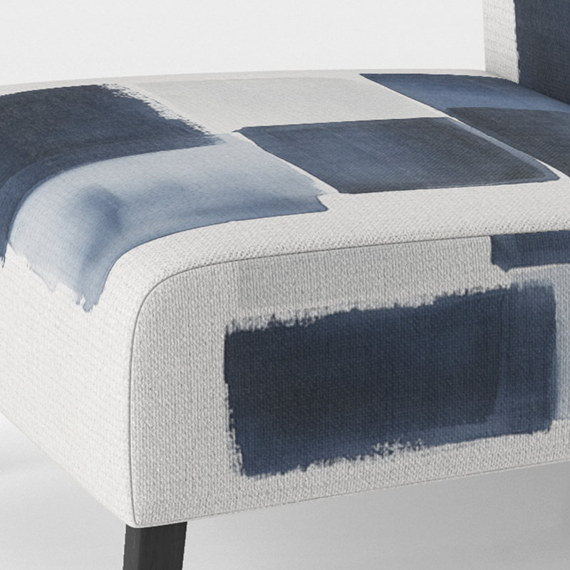 Fauteuil de chambre Abstract Modern, Slipper Armless