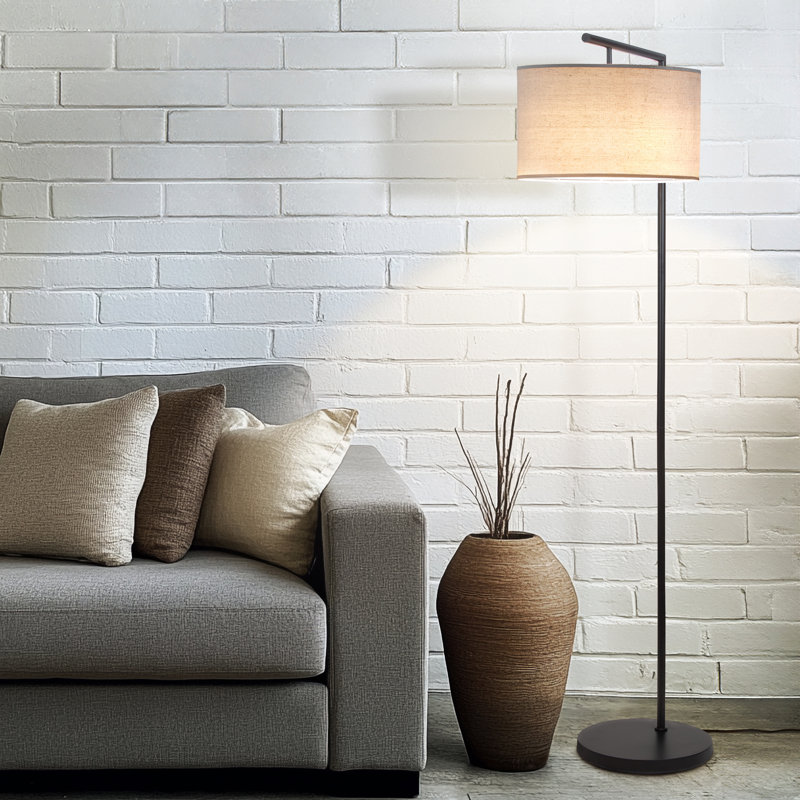 Brightech Montage Modern 60 in. Mid-Century Modern LED Floor Lamp with ...
