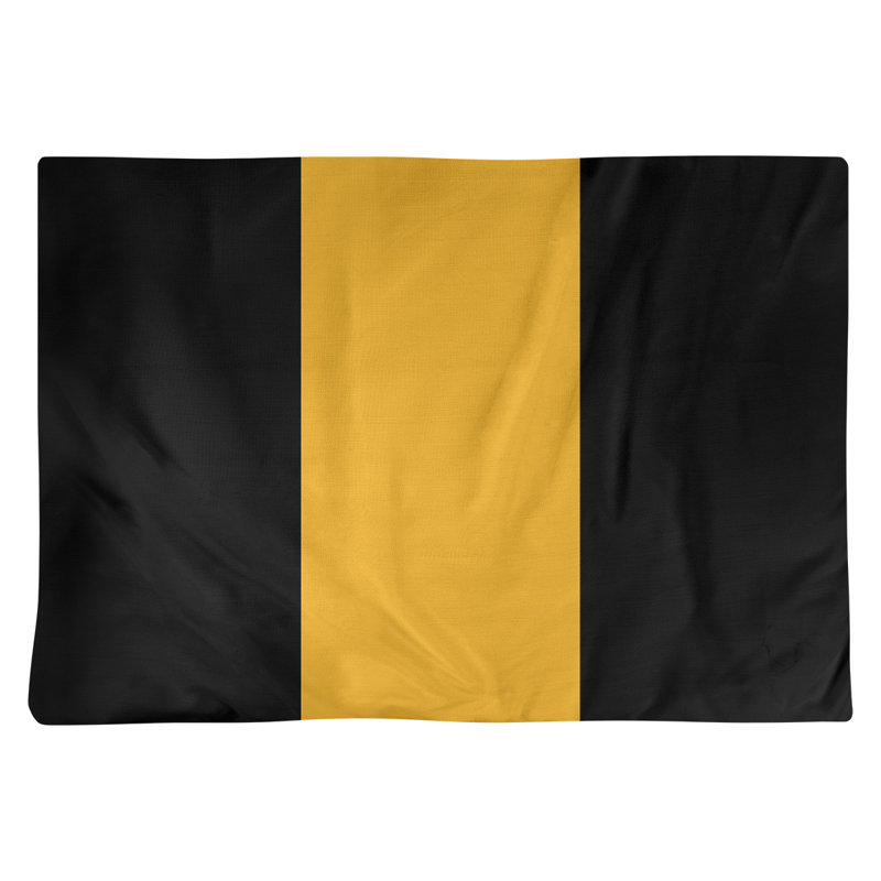 Récapitulatif de 18 po Pittsburgh, Noir / or, Polyester