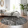 Premium Machine Washable Cerrito Charcoal Rug