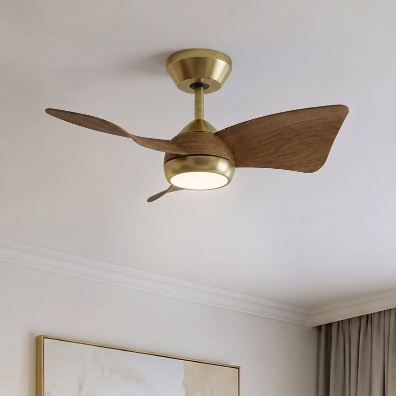 Lot de 2 petits ventilateurs de plafond de 76 cm (30 pouces) pour petites pièces de 4,6 à 9,3 m² (50 à 100 pieds carrés).